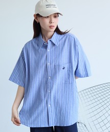 【BEVERLY HILLS POLO CLUB / ビバリーヒルズ ポロクラブ】 ワンポイントポニー刺繍 ハイツイスト 半袖シャツ