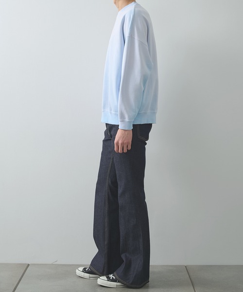 FACCIES(ファチーズ)の「【FACCIES/ファッチーズ】AGINGA FADE SWEAT(SOFT)(スウェット・メンズ・ブラック/ライトブルー/グレー・1/2)」の17枚目の写真
