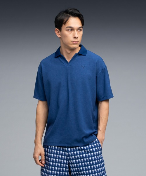 PUMA プーマ メンズ ゴルフ FOG メッシュ スキッパー 半袖 ポロシャツ