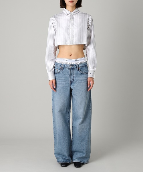 Levi's（リーバイス）の「XL STRAIGHT A8701-0004（その他パンツ・レディース・ライトブルー・27inch/25inch）」の5枚目の写真