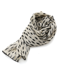 BALLUTE（バリュート）の「IRREGULAR CIRCLE SCARF (IVORY)（バンダナ/スカーフ）」