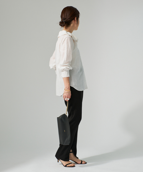VERMEIL par iena（ヴェルメイユパーイエナ）の「millefeuille ブラウス（シャツ/ブラウス・レディース・ホワイト・FREE）」の11枚目の写真