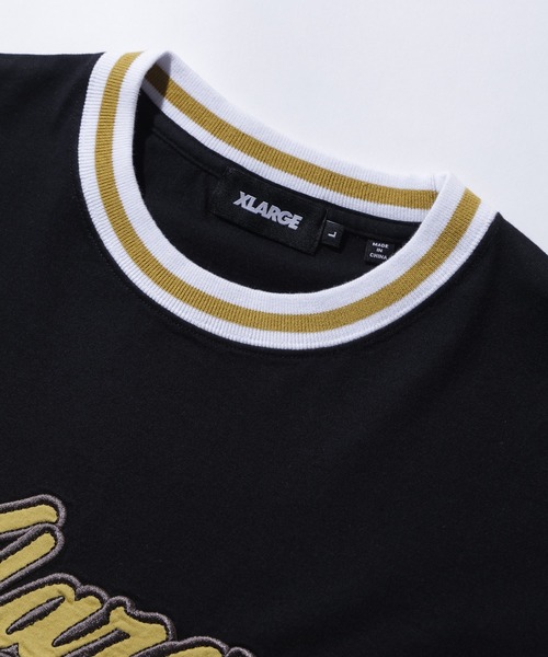 XLARGE(エクストララージ)の「BASEBALL LOGO S/S TEE(Tシャツ/カットソー・メンズ・ブラック/ブラウン/ネイビー・XL/L/M/S)」の9枚目の写真