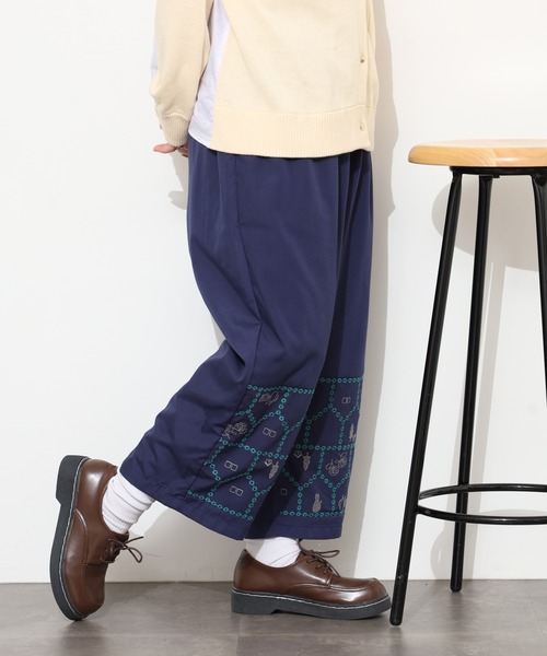 Emago（イマゴ）の「EMAGO おうち透かし刺繍ﾊﾟﾝﾂ（その他パンツ・レディース・アイボリー/ブラック/ネイビー・FREE）」の22枚目の写真