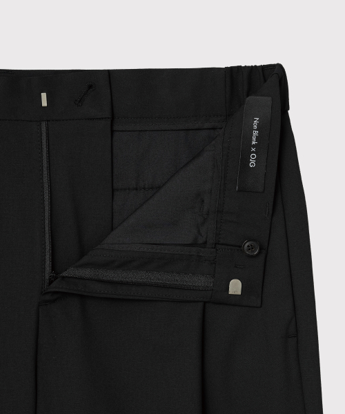NONBLANK（ノンブランク）の「[ノンブランクXOJG][SAINT YEAR] ルーズフィットパンツ_BLACK（スラックス・メンズ・ブラック・MEDIUM/LARGE/X-LARGE）」の5枚目の写真