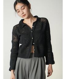 Crochet motif cardigan
