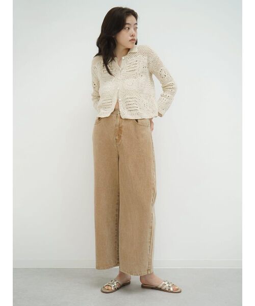 FIKA.(フィーカ)の「Crochet motif cardigan(カーディガン/ボレロ・レディース・ブラック/ホワイト系・MEDIUM)」の18枚目の写真
