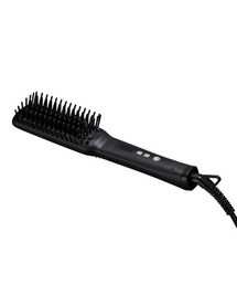 SALONIA（サロニア）の「SALONIA サロニア ストレートヒートブラシ スリム ヘアアイロン 時短 マイナスイオン ブラシ型 誤作動防止 海外対応 耐熱 さらツヤ（美容器具）」