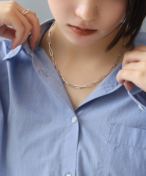 【SAMH by LILAS】Lilas アラメチェーン45cmネックレス SV SAMH by LILAS】アラメチェーン45cmネックレス SV（ネックレス
