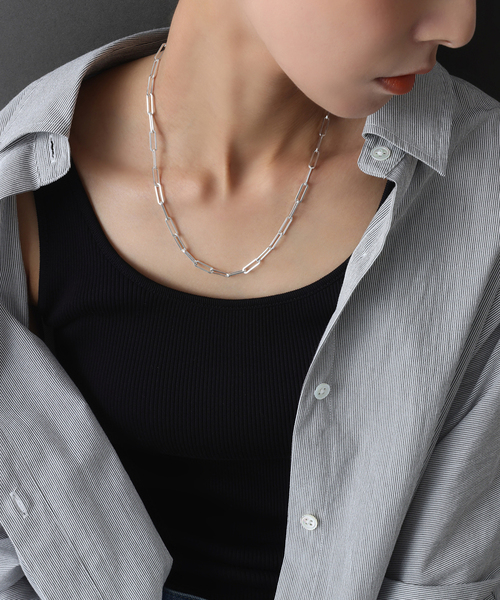 SAMH by LILAS】アラメチェーン45cmネックレス SV（ネックレス