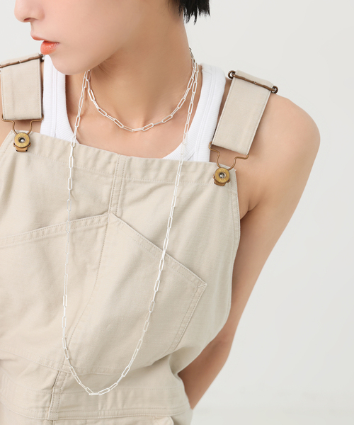SAMH by LILAS】アラメチェーン45cmネックレス SV（ネックレス