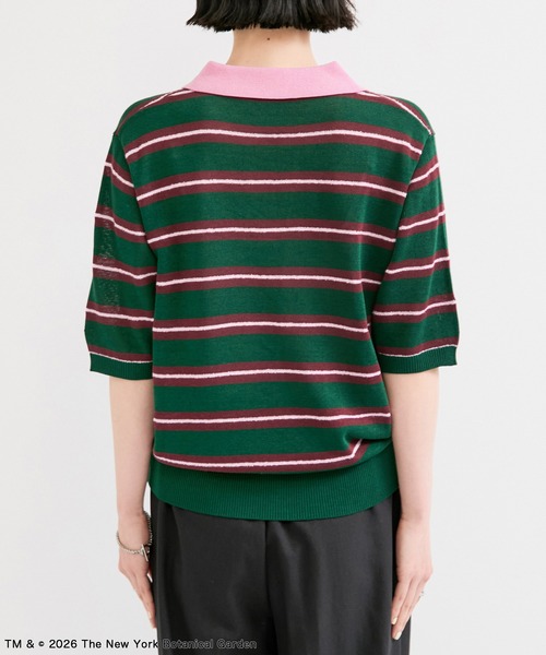 ADAM ET ROPE'（アダムエロペ）の「【NYBG】ポロニット（ポロシャツ・レディース・ホワイト系その他4/グリーン系その他・FREE）」の11枚目の写真