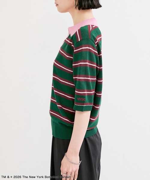 ADAM ET ROPE'（アダムエロペ）の「【NYBG】ポロニット（ポロシャツ・レディース・ホワイト系その他4/グリーン系その他・FREE）」の12枚目の写真