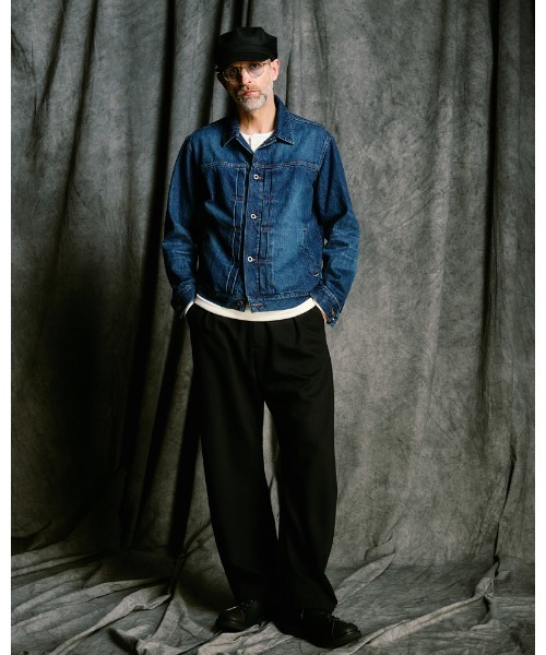 wjk(ダヴルジェイケイ)の「venetian stripe engineer cap(キャップ・メンズ・ブラック/ダークブラウン/チャコールグレー・FREE)」の18枚目の写真
