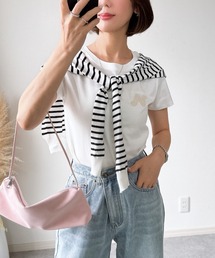 【ZOZO限定】サガラ刺繍Tシャツ(汗染み防止・UVカット)