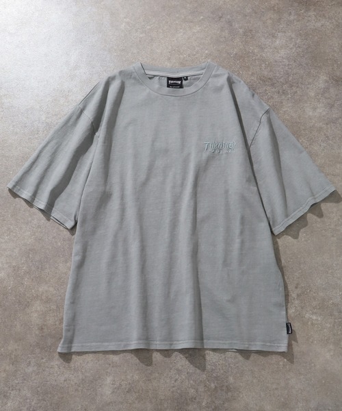 THRASHER(スラッシャー)の「【THRASHER/スラッシャー】ピグメント加工 バックフォトプリント Tシャツ(Tシャツ/カットソー・メンズ・ピンク/ブラウン/ライトグレー/サックスブルー/チャコールグレー・XL/L/M)」の12枚目の写真