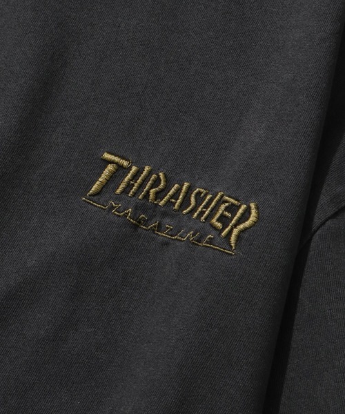 THRASHER(スラッシャー)の「【THRASHER/スラッシャー】ピグメント加工 バックフォトプリント Tシャツ(Tシャツ/カットソー・メンズ・ピンク/ブラウン/ライトグレー/サックスブルー/チャコールグレー・XL/L/M)」の21枚目の写真