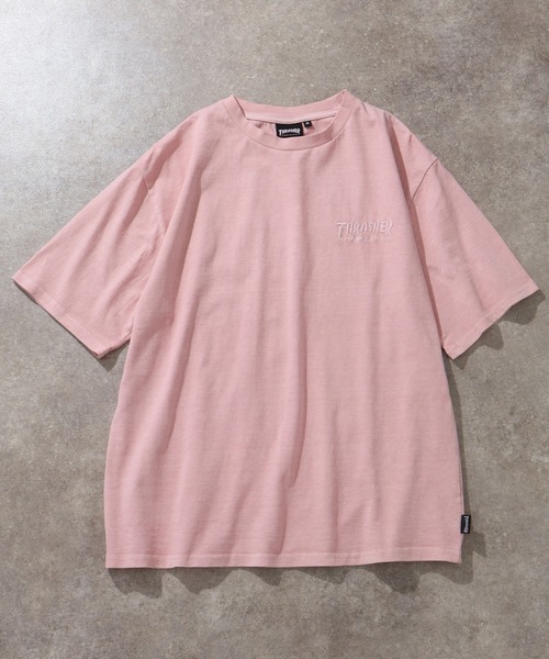THRASHER(スラッシャー)の「【THRASHER/スラッシャー】ピグメント加工 バックフォトプリント Tシャツ(Tシャツ/カットソー・メンズ・ピンク/ブラウン/ライトグレー/サックスブルー/チャコールグレー・XL/L/M)」の18枚目の写真