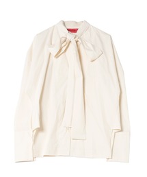 美品 STUMBLY スタンブリー 定番 ボリュームスリーブブラウス ホワイト セール】STUMBLY / Bottleneck Volume Sleeve Blouse(ボトルネック