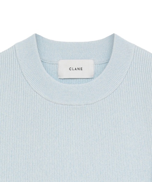 CLANE（クラネ）の「【CLANE/クラネ】SQUARE SLEEVE KNIT TOPS/スクエアスリーブトップス（ニット/セーター・レディース・マルチ/ブルー/チャコールグレー・1）」の15枚目の写真
