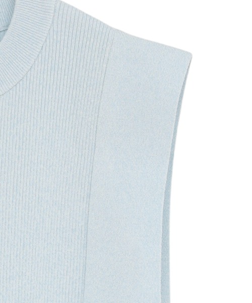 CLANE（クラネ）の「【CLANE/クラネ】SQUARE SLEEVE KNIT TOPS/スクエアスリーブトップス（ニット/セーター・レディース・マルチ/ブルー/チャコールグレー・1）」の16枚目の写真