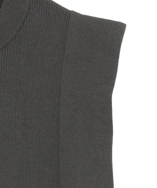 CLANE（クラネ）の「【CLANE/クラネ】SQUARE SLEEVE KNIT TOPS/スクエアスリーブトップス（ニット/セーター・レディース・マルチ/ブルー/チャコールグレー・1）」の11枚目の写真