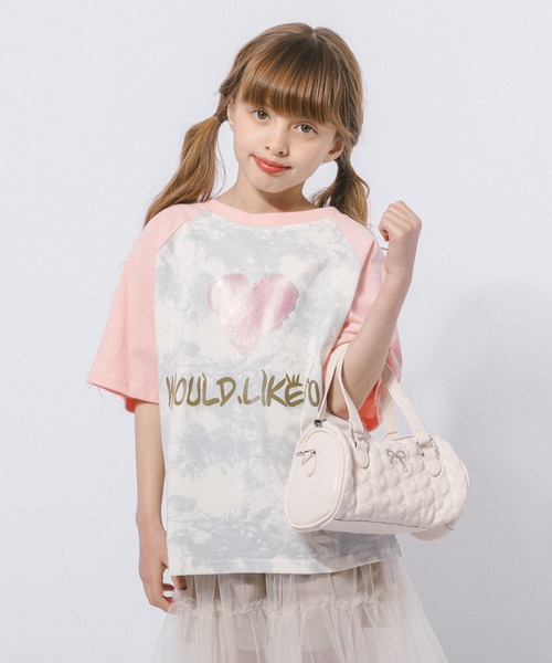 URBAN CHERRY（アーバンチェリー）の「【2way】ハートキルティングミニドラムハンドバッグ（ハンドバッグ・キッズ・ホワイト/ピンク/ブルー・FREE）」の11枚目の写真