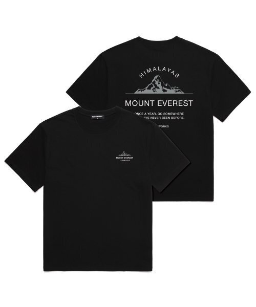 VANNWORKS（バンワークス）の「マウントエベレスト オーバーサイズ 半袖Tシャツ (VNCTS237) ブラック（Tシャツ/カットソー・レディース・その他・MEDIUM/XX-LARGE/X-LARGE/SMALL/LARGE）」の2枚目の写真