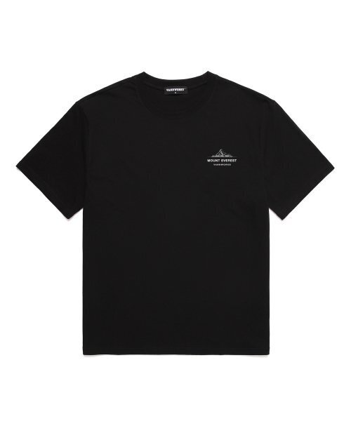 VANNWORKS（バンワークス）の「マウントエベレスト オーバーサイズ 半袖Tシャツ (VNCTS237) ブラック（Tシャツ/カットソー・レディース・その他・MEDIUM/XX-LARGE/X-LARGE/SMALL/LARGE）」の3枚目の写真