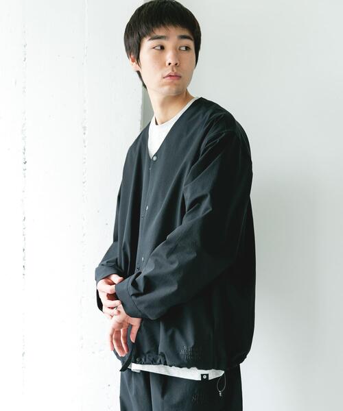 MARMOT（マーモット）の「『別注』Marmot×DOORS　DOTAIR CARDIGAN SHIRTS（ノーカラージャケット・メンズ・スミクロ/カーキ/ブルー・MEDIUM/LARGE/X-LARGE）」の20枚目の写真