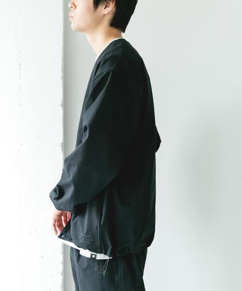 MARMOT（マーモット）の「『別注』Marmot×DOORS　DOTAIR CARDIGAN SHIRTS（ノーカラージャケット・メンズ・スミクロ/カーキ/ブルー・MEDIUM/LARGE/X-LARGE）」の19枚目の写真