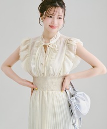 MISCH MASCH（ミッシュマッシュ）の「2026春夏新作 ピコフリルプリーツワンピース（ワンピース）」