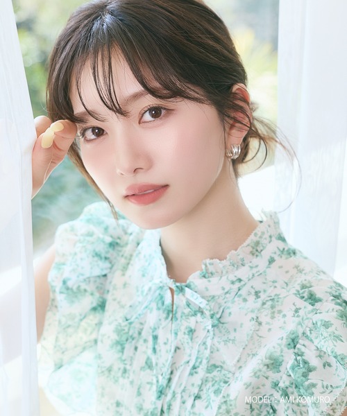 MISCH MASCH(ミッシュマッシュ)の「2026春夏新作 ピコフリルプリーツワンピース(ワンピース・レディース・パープル/イエロー/グリーン/ホワイト×ブラック・S/M)」の12枚目の写真