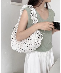 inst.ALL（インストール）の「ドット柄ドロストショルダーバッグ（ショルダーバッグ）」