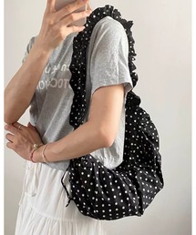 inst.ALL（インストール）の「ドット柄ドロストショルダーバッグ（ショルダーバッグ）」