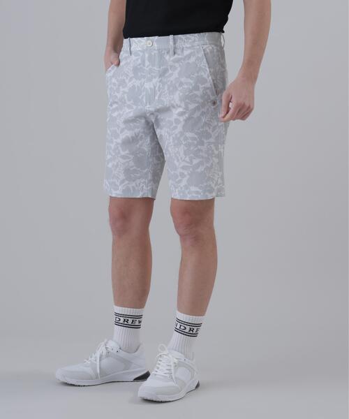St ANDREWS(セントアンドリュース)の「【St ANDREWS】【吸水速乾】【ストレッチ】シャドーボタニカルプリントショートパンツ (MENS)(その他パンツ・メンズ・ベージュ/ホワイト・L/LL/M)」の2枚目の写真