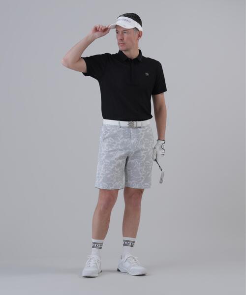 St ANDREWS(セントアンドリュース)の「【St ANDREWS】【吸水速乾】【ストレッチ】シャドーボタニカルプリントショートパンツ (MENS)(その他パンツ・メンズ・ベージュ/ホワイト・L/LL/M)」の4枚目の写真