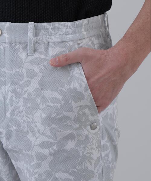 St ANDREWS(セントアンドリュース)の「【St ANDREWS】【吸水速乾】【ストレッチ】シャドーボタニカルプリントショートパンツ (MENS)(その他パンツ・メンズ・ベージュ/ホワイト・L/LL/M)」の8枚目の写真