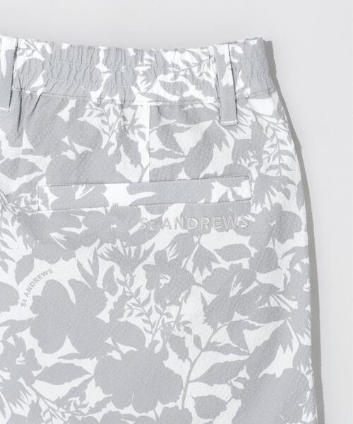 St ANDREWS(セントアンドリュース)の「【St ANDREWS】【吸水速乾】【ストレッチ】シャドーボタニカルプリントショートパンツ (MENS)(その他パンツ・メンズ・ベージュ/ホワイト・L/LL/M)」の14枚目の写真