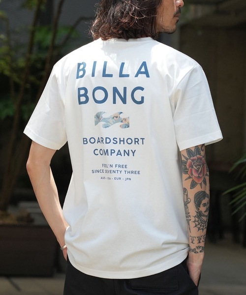 BILLABONG(ビラボン)の「BILLABONG メンズ SUN SCREEN Tシャツ 【2026年夏モデル】/ビラボン接触冷感バックプリント半袖Tシャツ(Tシャツ/カットソー・メンズ・ブラック/ピンク系その他/オフホワイト/ブルー系その他2・SMALL/MEDIUM/LARGE/X-LARGE)」の2枚目の写真