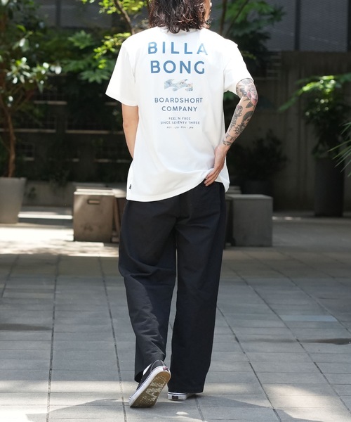 BILLABONG(ビラボン)の「BILLABONG メンズ SUN SCREEN Tシャツ 【2026年夏モデル】/ビラボン接触冷感バックプリント半袖Tシャツ(Tシャツ/カットソー・メンズ・ブラック/ピンク系その他/オフホワイト/ブルー系その他2・SMALL/MEDIUM/LARGE/X-LARGE)」の9枚目の写真