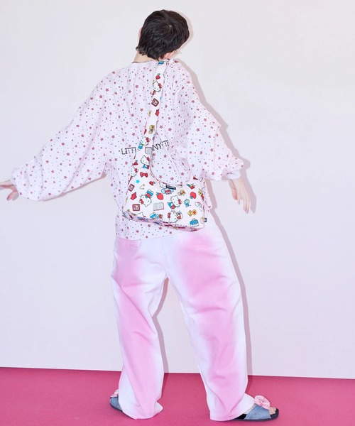 Little sunny bite（リトルサニーバイト）の「littlesunnybite/リトルサニーバイト/hello kitty x little sunny bite shoulder bag（ショルダーバッグ・レディース・ブラック/ピンク/ホワイト・F）」の3枚目の写真