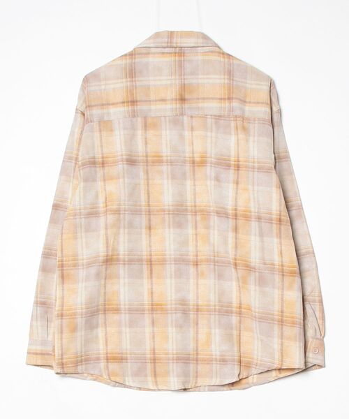 En serio TOKYO(エンソリオトーキョー)の「ピグメントチェックシャツ(シャツ/ブラウス・メンズ・ブルー/ベージュ・MEDIUM/LARGE/X-LARGE)」の15枚目の写真