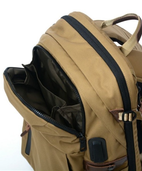 AS2OV(アッソブ)の「【AS2OV/アッソブ】 CORDURA DOBBY 305D EXPANSION DAYPACK / デイパック(バックパック/リュック・メンズ・カーキ/ブラック・FREE)」の19枚目の写真