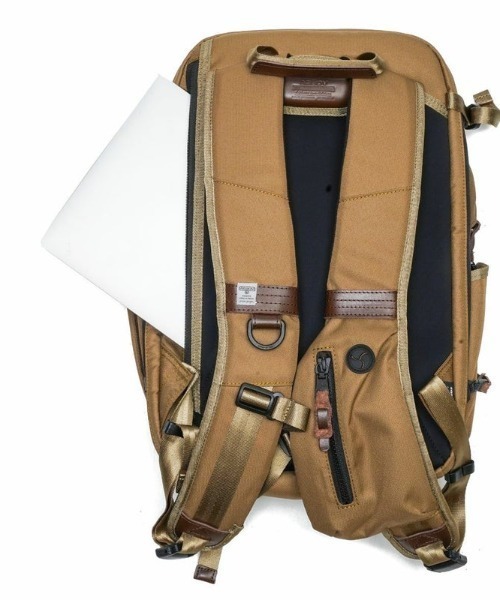 AS2OV(アッソブ)の「【AS2OV/アッソブ】 CORDURA DOBBY 305D EXPANSION DAYPACK / デイパック(バックパック/リュック・メンズ・カーキ/ブラック・FREE)」の22枚目の写真