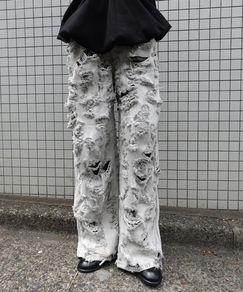 MEDI MAX DAMAGE DENIM（デニムパンツ）｜Ameri（アメリ）の