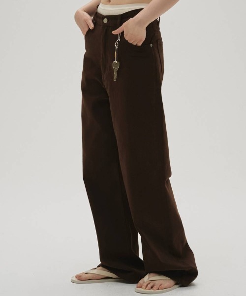 TODAYFUL(トゥデイフル)の「【TODAYFUL/トゥデイフル】Cary's Denim/キャリーデニム(デニムパンツ・レディース・ブラウン/ブルー/キナリ・23/24/25)」の16枚目の写真