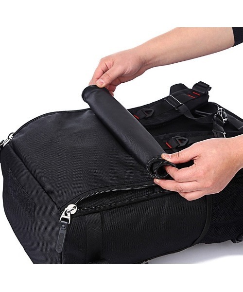 BACKYARD FAMILY(バックヤードファミリー)の「バックパック40L bcbag08(バックパック/リュック・メンズ・グリーン/ブラック・FREE)」の13枚目の写真