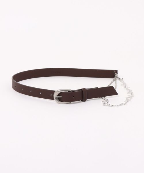 EMODA（エモダ）の「CHAIN STRAP BELT（ベルト・レディース・ブラック/ブラウン・FREE）」の2枚目の写真