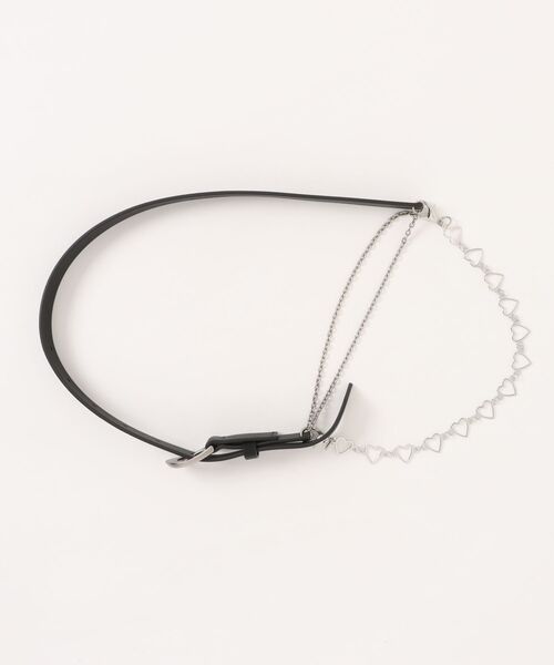 EMODA（エモダ）の「CHAIN STRAP BELT（ベルト・レディース・ブラック/ブラウン・FREE）」の4枚目の写真